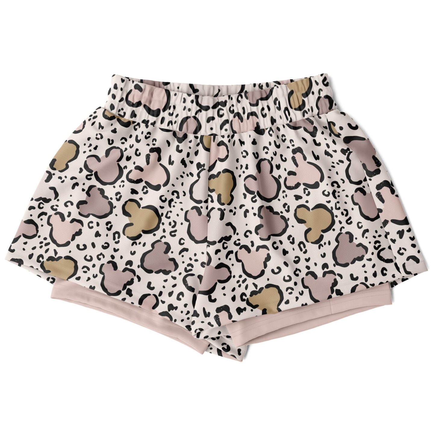 Park Leopard Double Layer Pocket Shorts