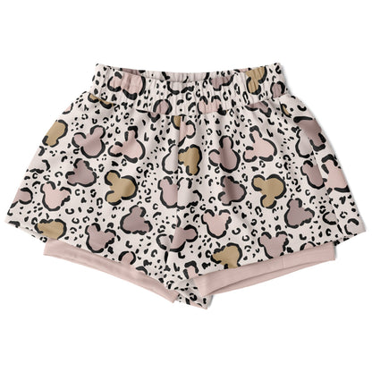 Park Leopard Double Layer Pocket Shorts