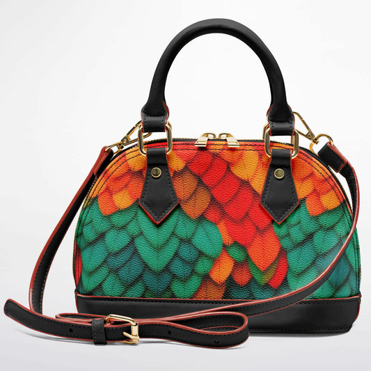 Crazy Bird Dome Satchel Handbag