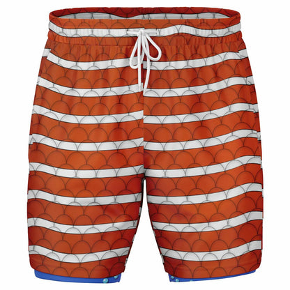 Clownfish Men's Double Layer Shorts