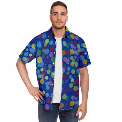 Core Memory Orbs Short Sleeve Button Down Shirt