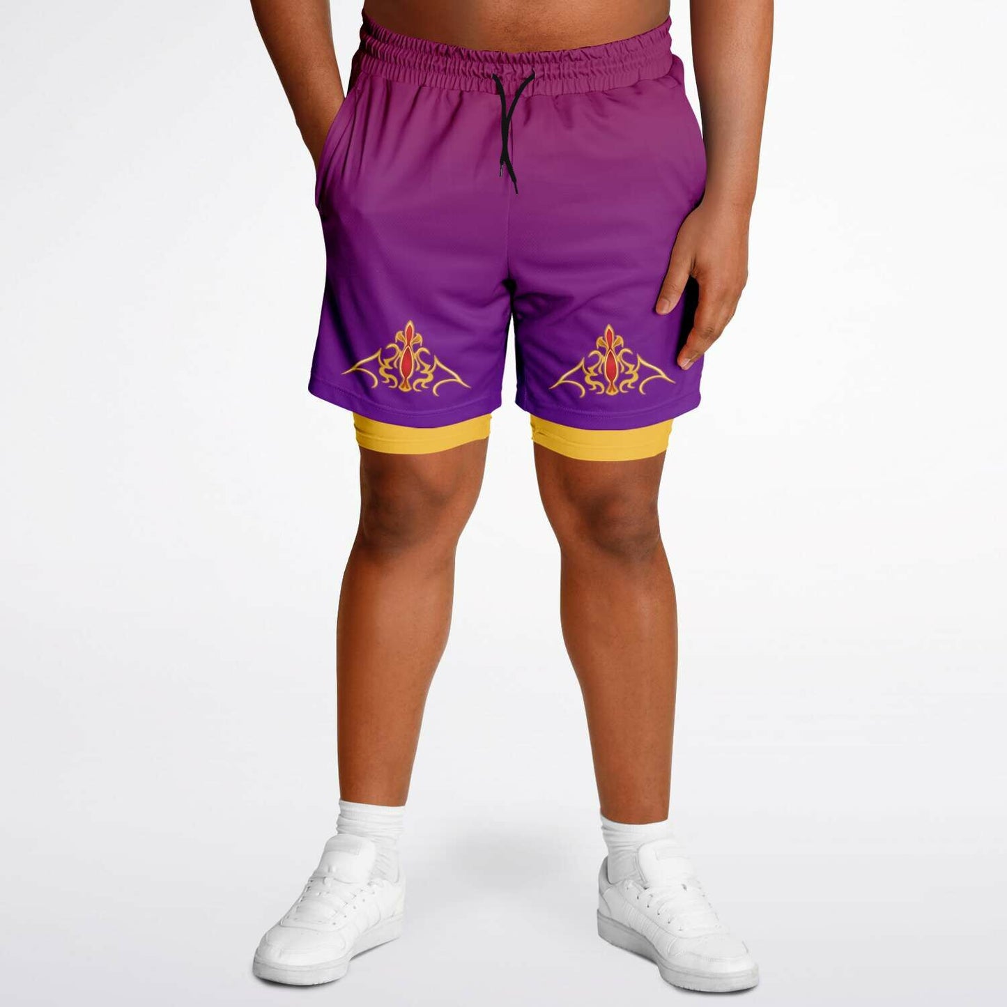 Arabian Nights Men's Double Layer Pocket Shorts