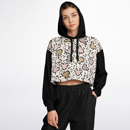 Leopard Collection Cropped Hoodie