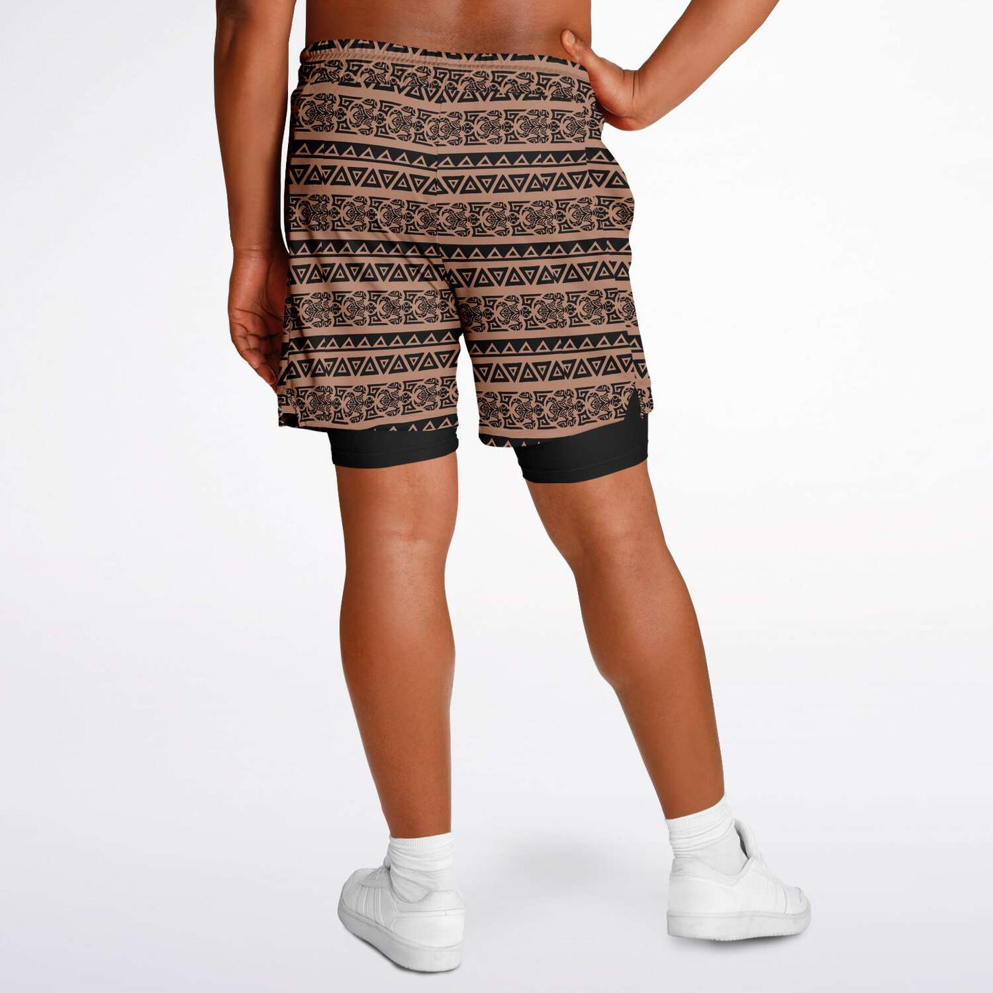 Tribal Men's Double Layer Shorts
