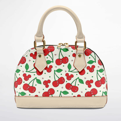 Cherry Collection Dome Satchel Handbag
