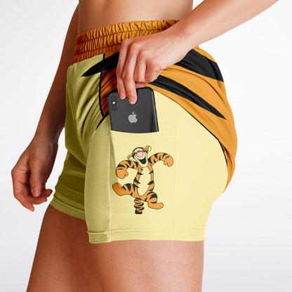 Tiger Double Layer Pocket Shorts