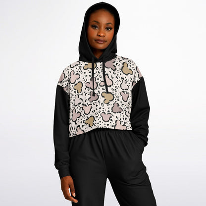 Leopard Collection Cropped Hoodie