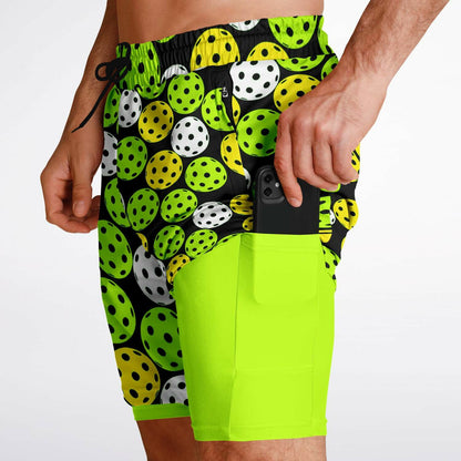 Pickleball Double Layer Pocket Shorts