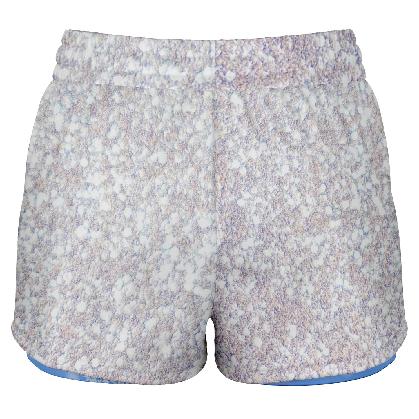 Sparkle Snowflake Double Layer Pocket Shorts