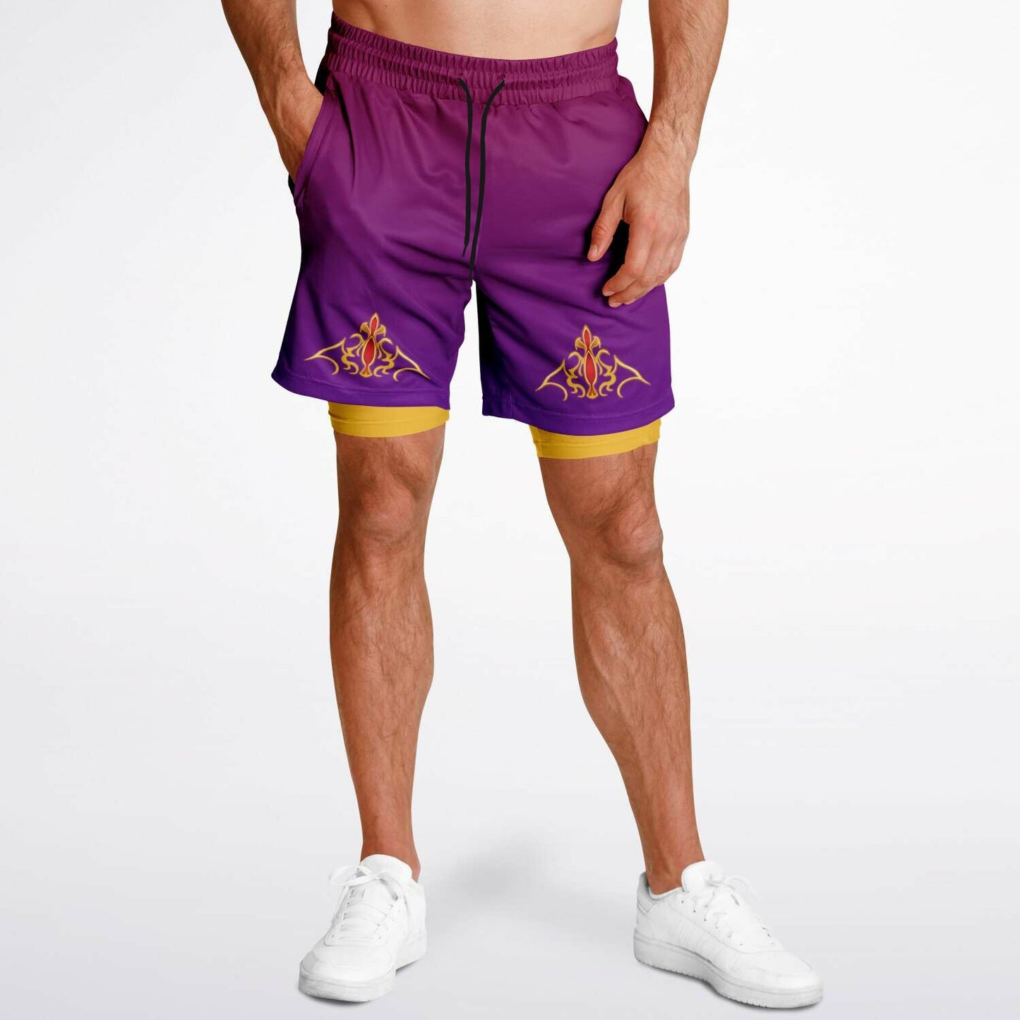 Arabian Nights Men's Double Layer Pocket Shorts