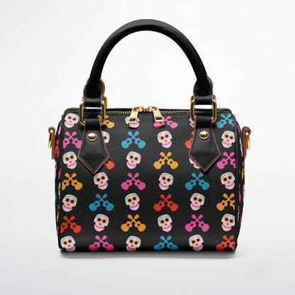 Skulls & Guitars Crossbody Handbag