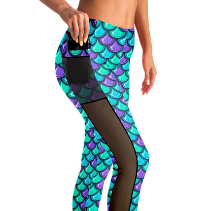 Mermaid Mesh Pocket Legging