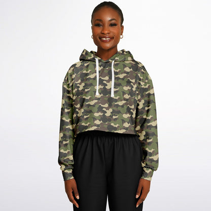 Camo Collection Cropped Hoodie