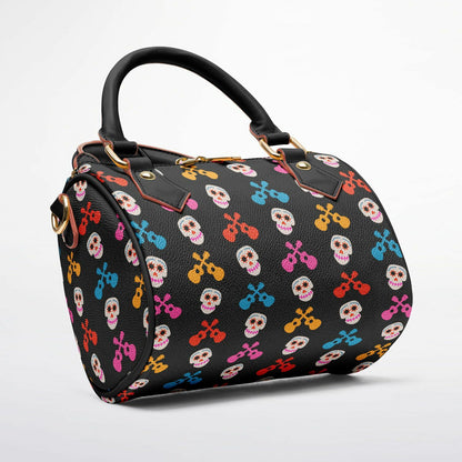 Skulls & Guitars Crossbody Handbag