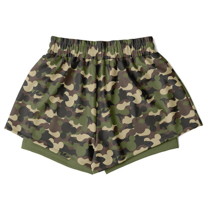 Camo Collection Double Layer Pocket Shorts