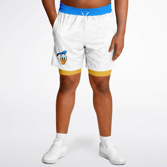 Boy Duck Men's Double Layer Shorts