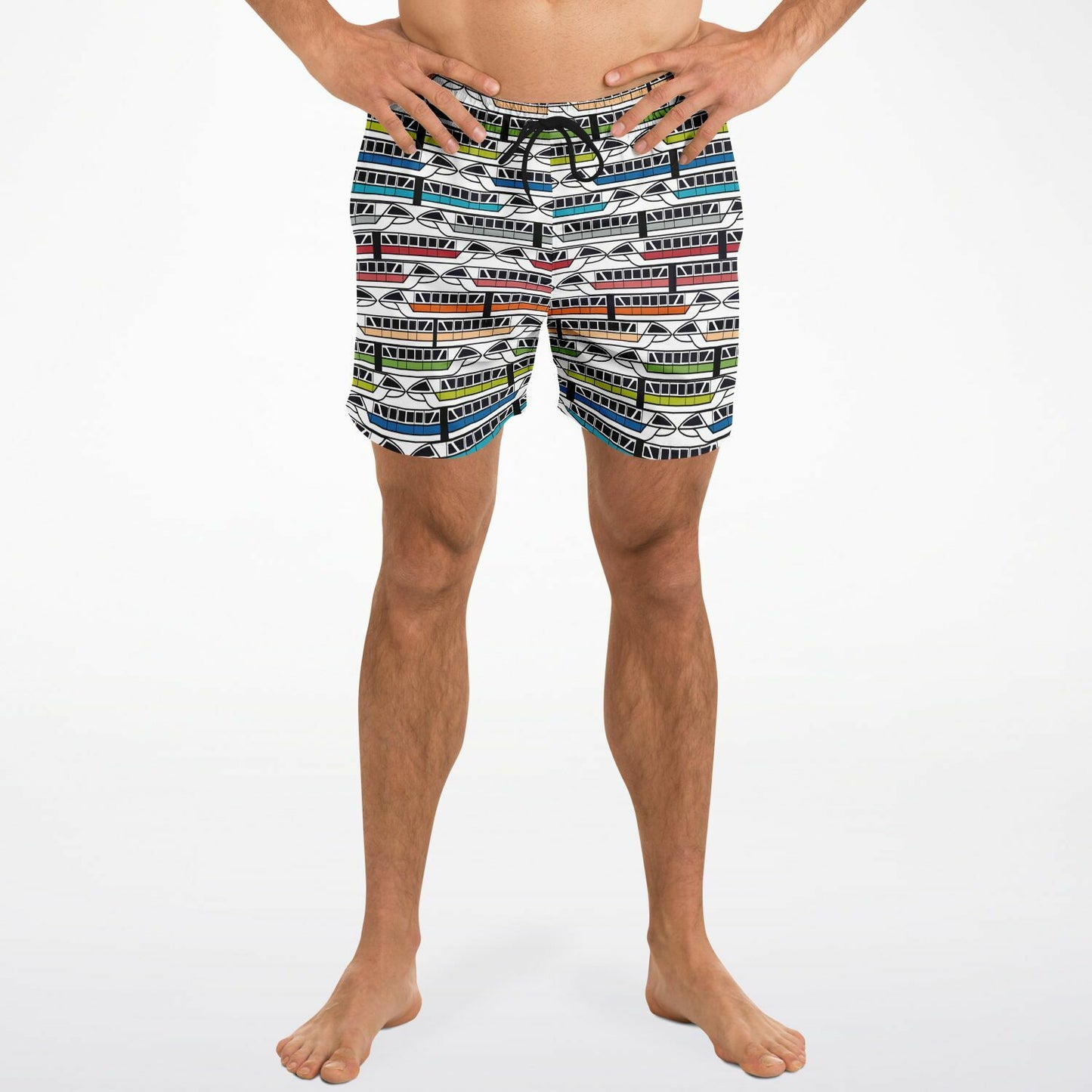 Monorail Collection Men's Swim Trunks