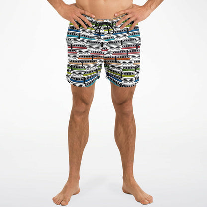 Monorail Collection Men's Swim Trunks