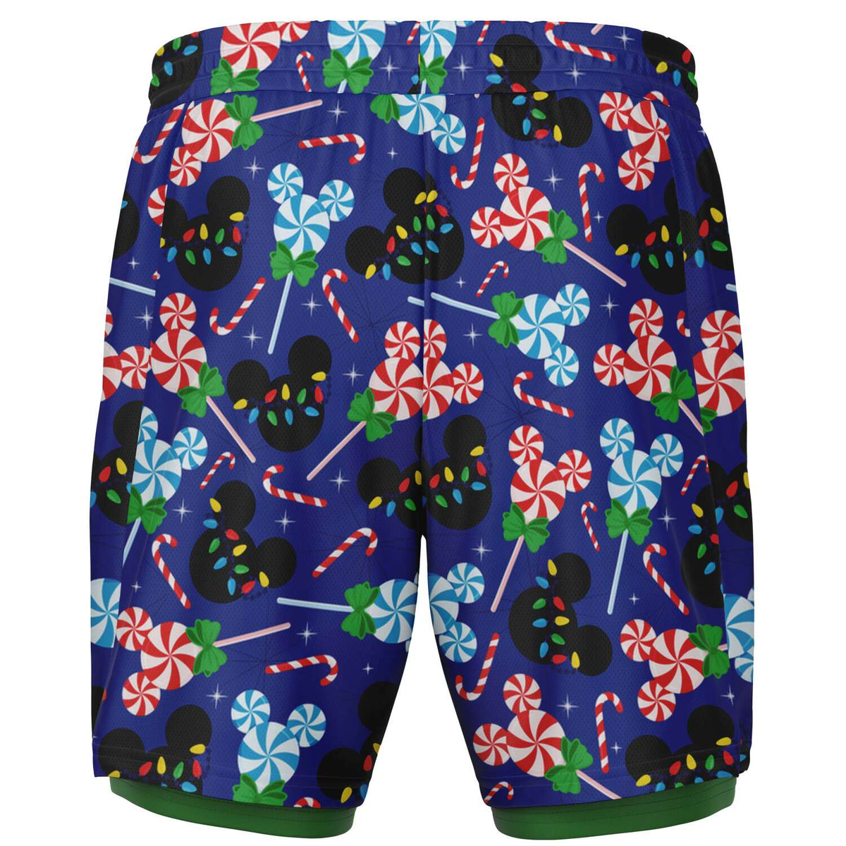 Peppermint Men's Double Layer Pocket Shorts