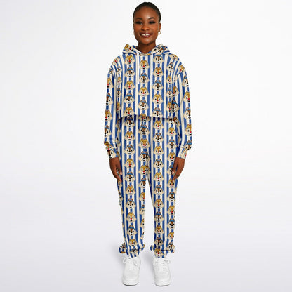 Running Chipmunks Crop Hoodie & Sweatpants