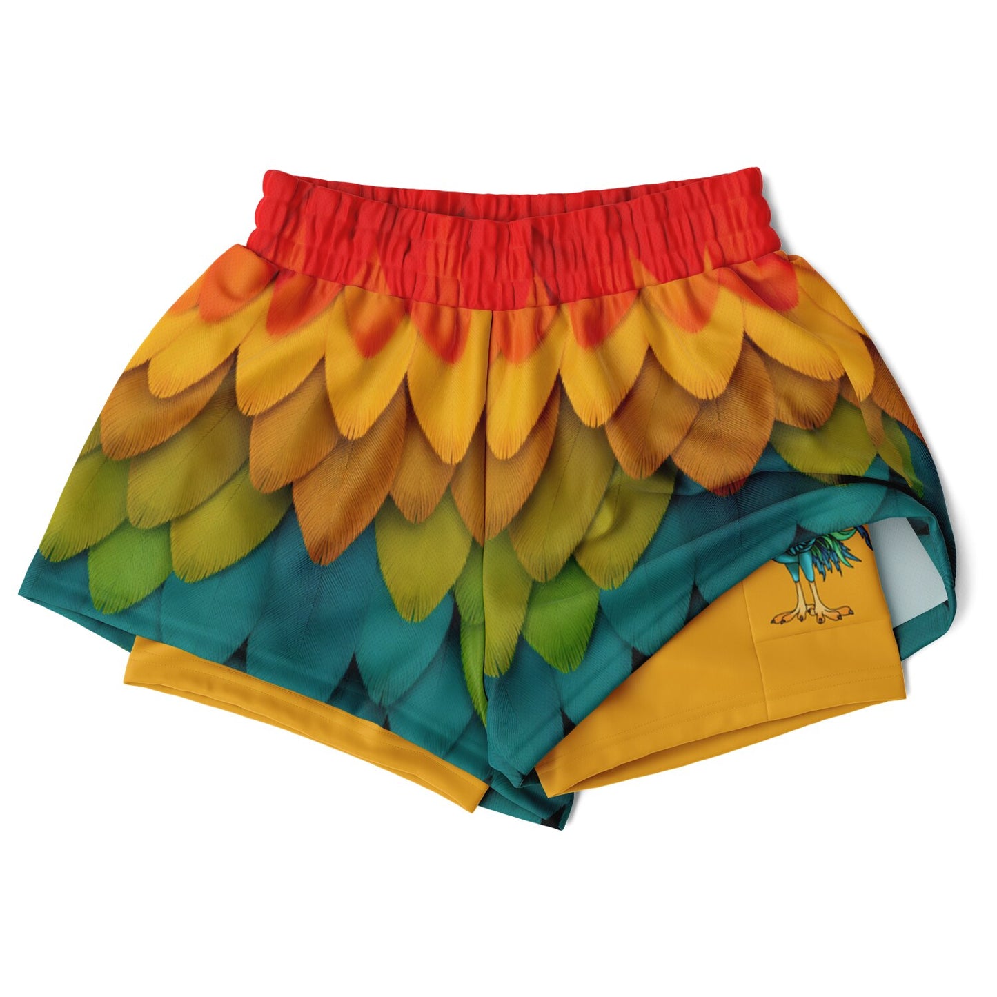 Crazy Bird Women's Double Layer Pocket Shorts