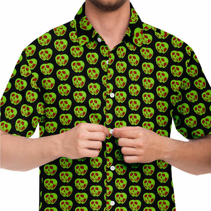 Evil Apple Short Sleeve Button Down Shirt