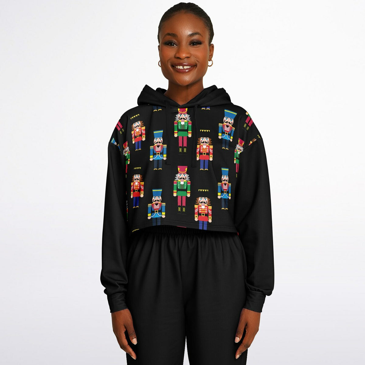 Nutcracker Cropped Hoodie