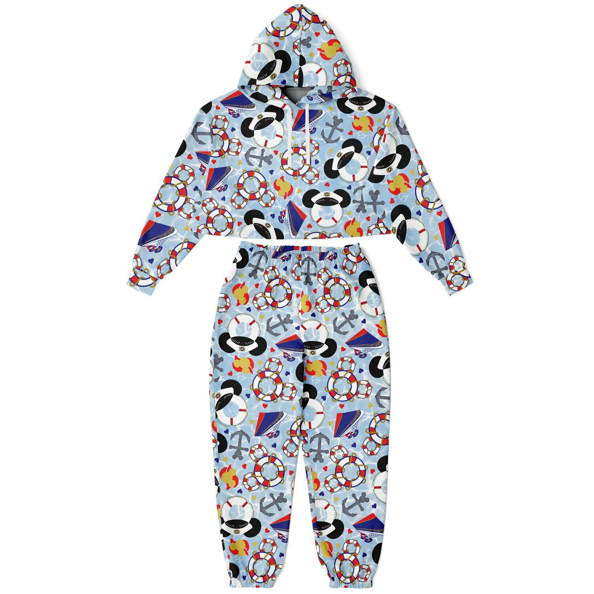 Cruise Collection Cropped Hoodie & Sweatpants