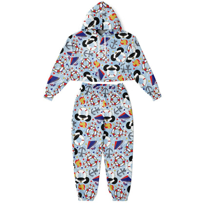 Cruise Collection Cropped Hoodie & Sweatpants