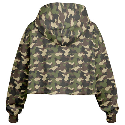 Camo Collection Cropped Hoodie