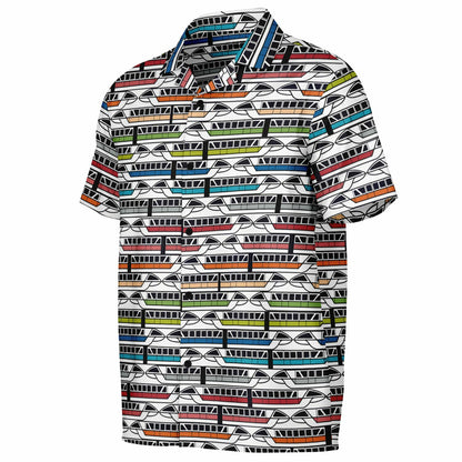 Monorail Collection Short Sleeve Button-Down Shirt