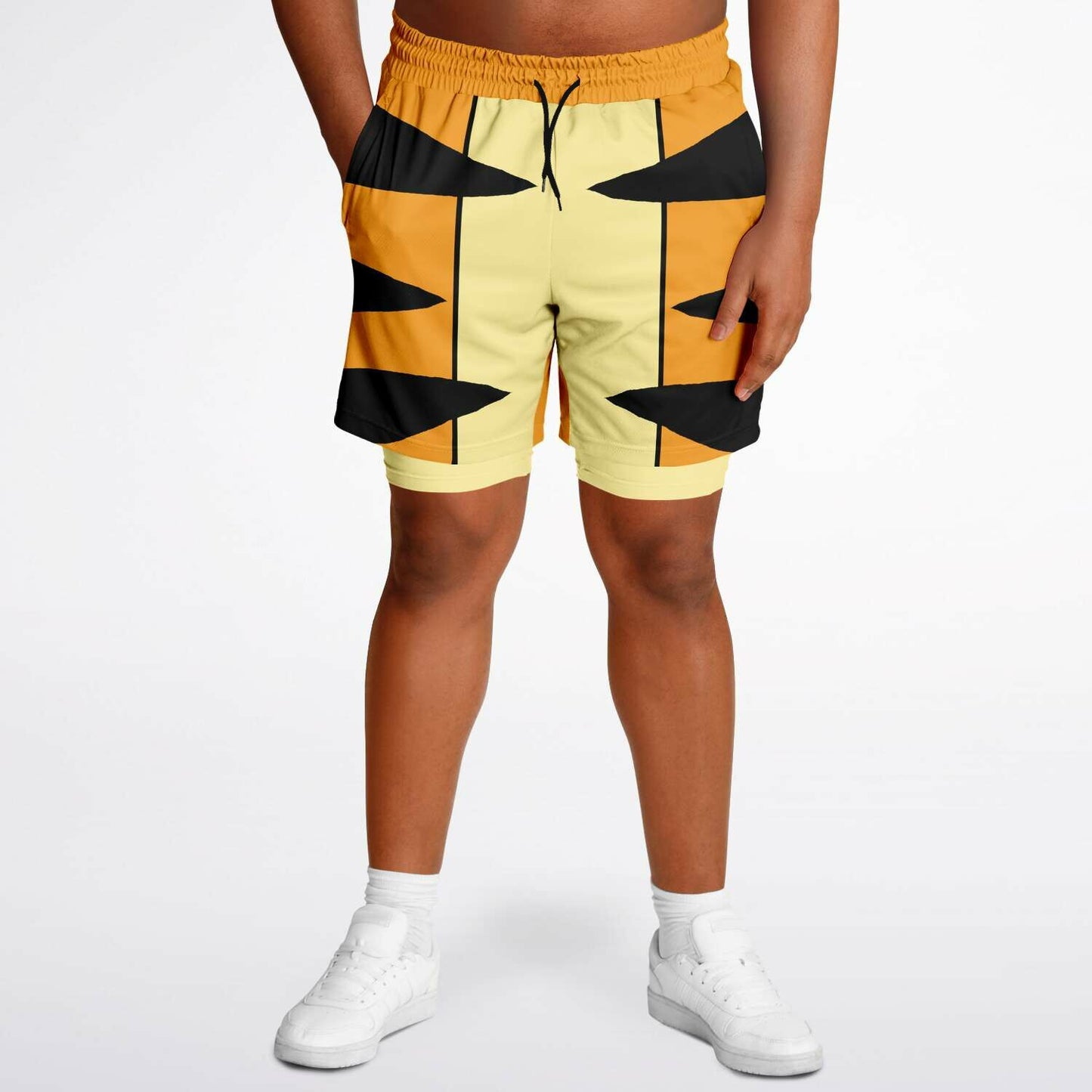 Tiger Men's Double Layer Pocket Shorts