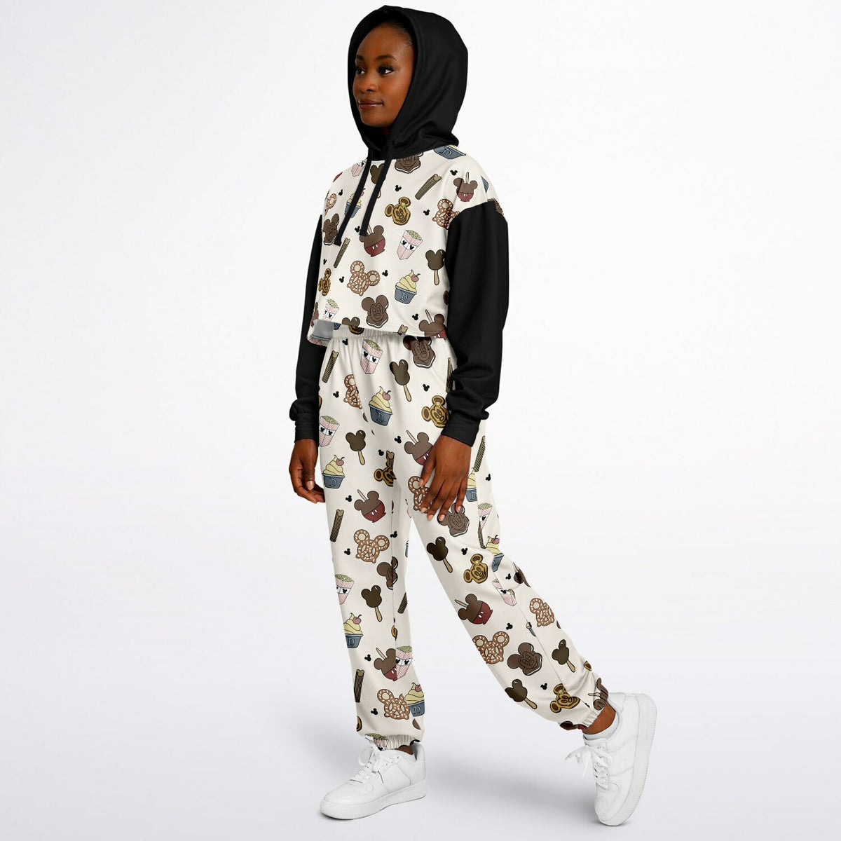 Snacks Cropped Hoodie & Sweatpants