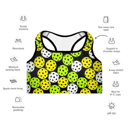 Pickleball Padded Sports Bra