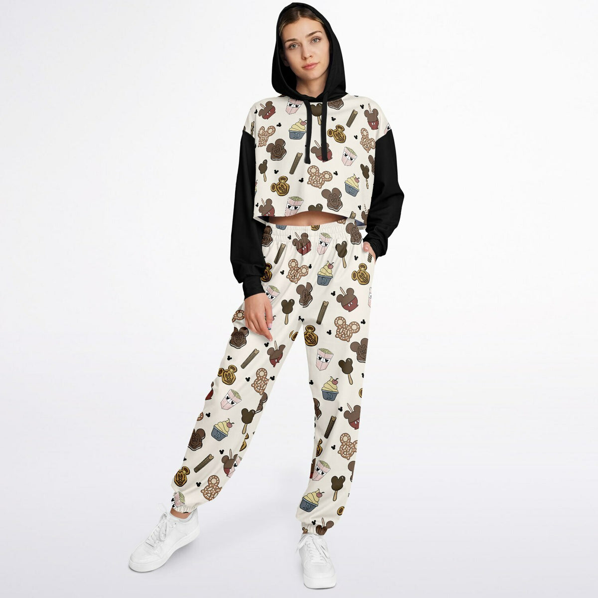 Snacks Cropped Hoodie & Sweatpants