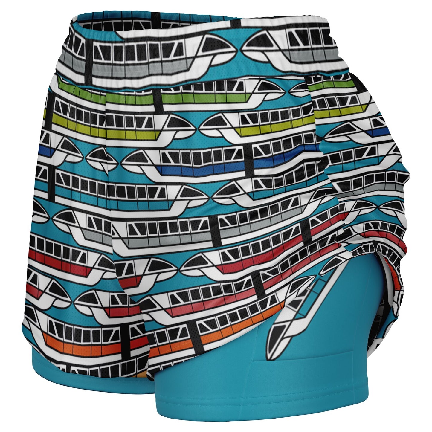 Monorail Collection Double Layer Pocket Shorts