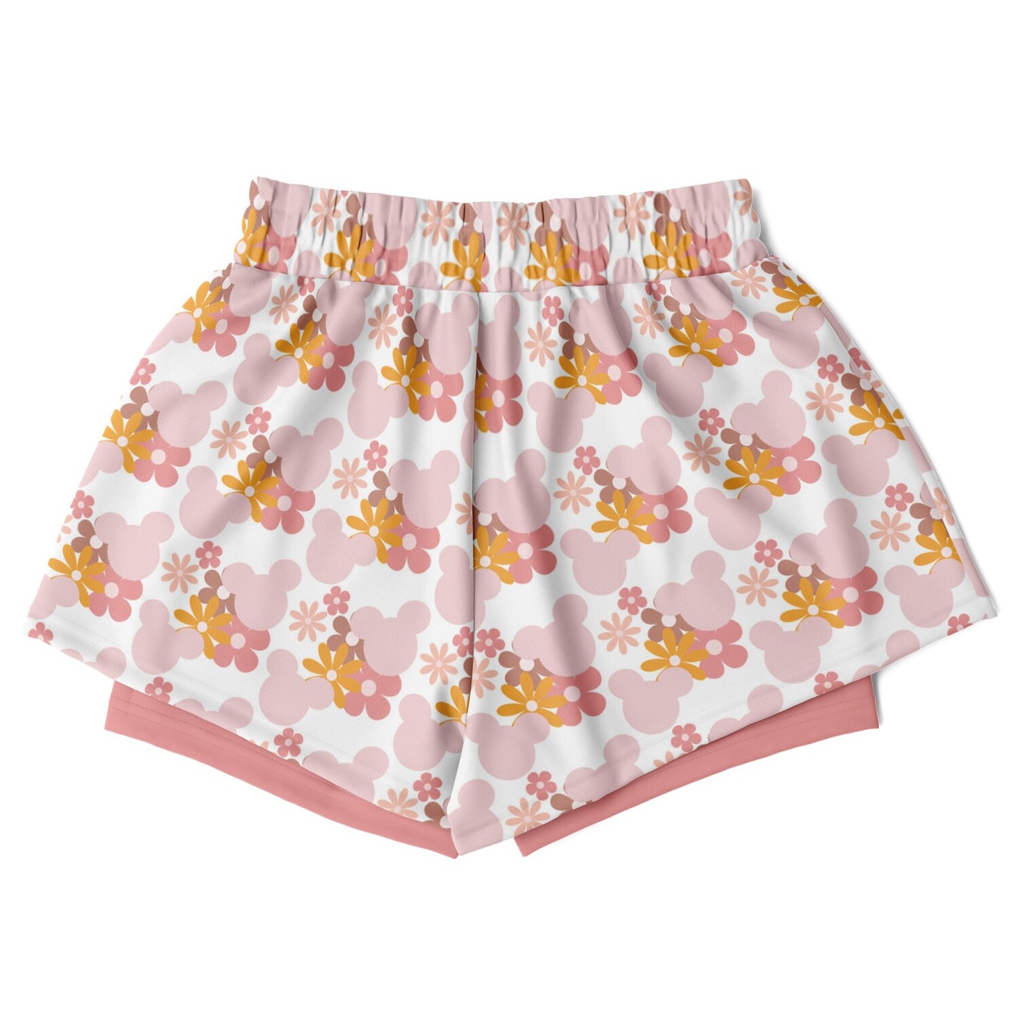 Park Flowers Double Layer Pocket Shorts
