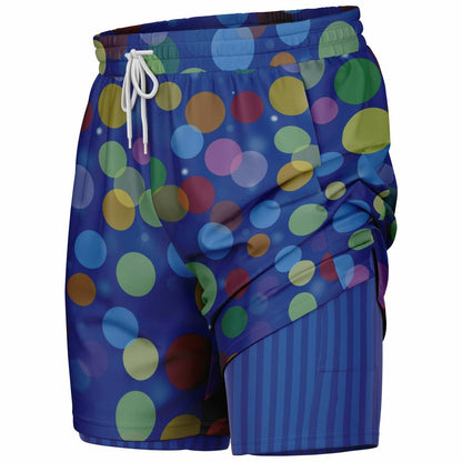 Core Memory Orb Men's Double Layer Pocket Shorts