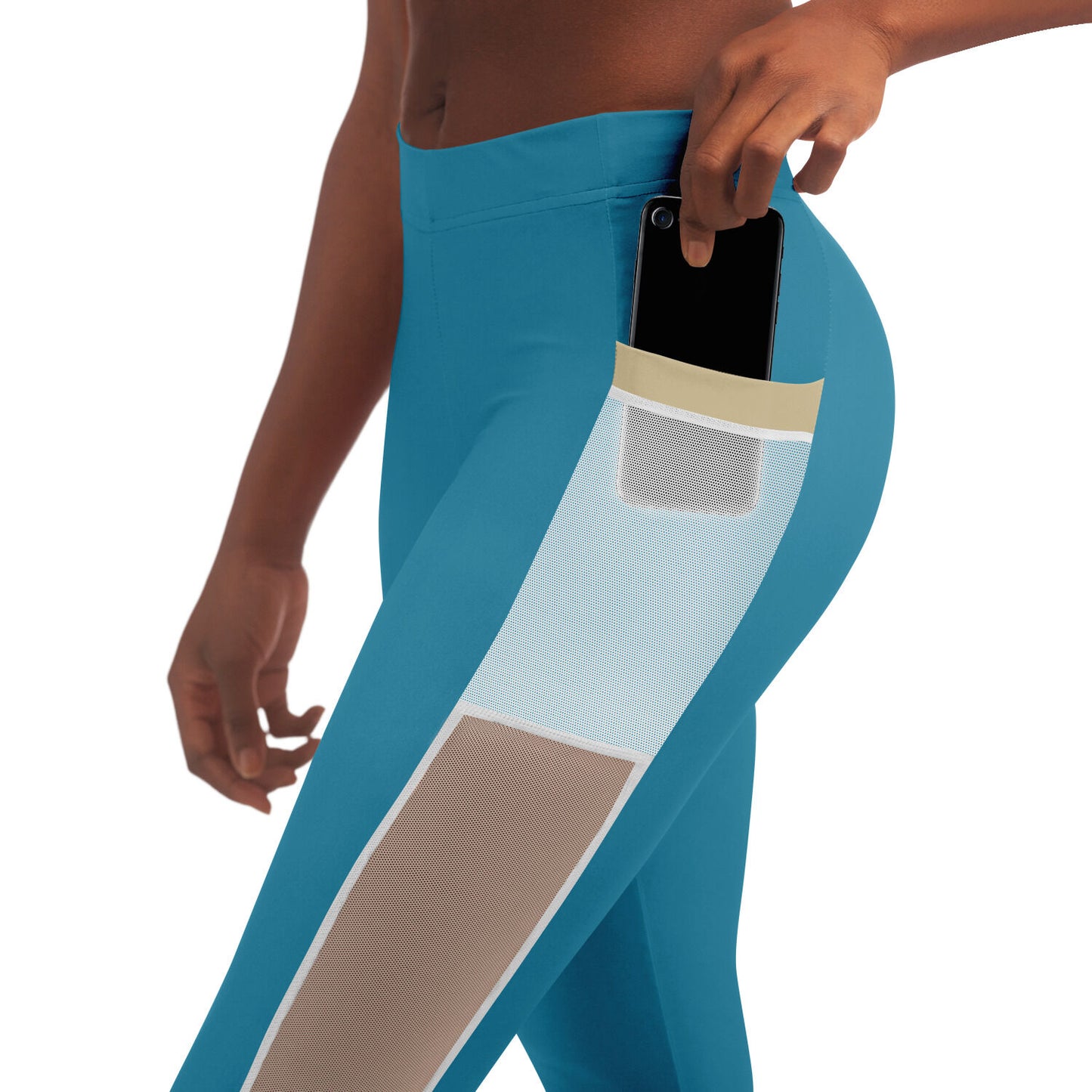 Elsa Coronation Mesh Pocket Leggings