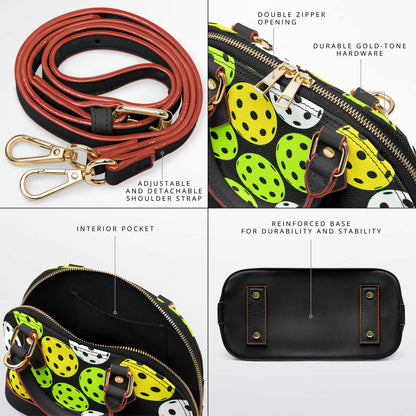 Pickleball Dome Satchel Handbag