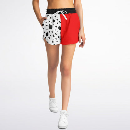 Dalmatian Villain Athletic Shorts