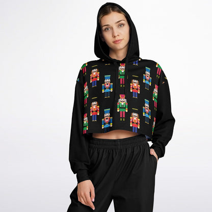 Nutcracker Cropped Hoodie