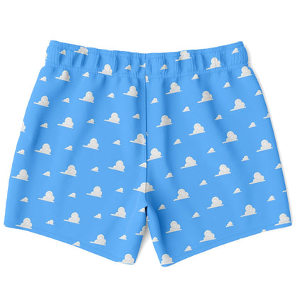 Toy Collection Cloud Wallpaper Men's Swim Trunks