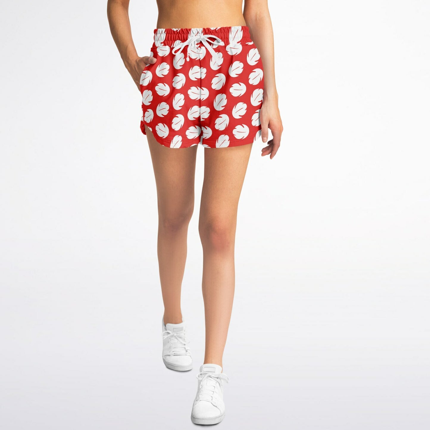 Hawaiian Girl Athletic Shorts
