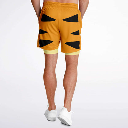 Tiger Men's Double Layer Pocket Shorts