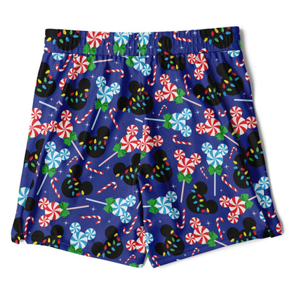 Peppermint Men's Double Layer Pocket Shorts