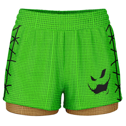Nightmare Collection BoogieMan Double Layer Pocket Shorts