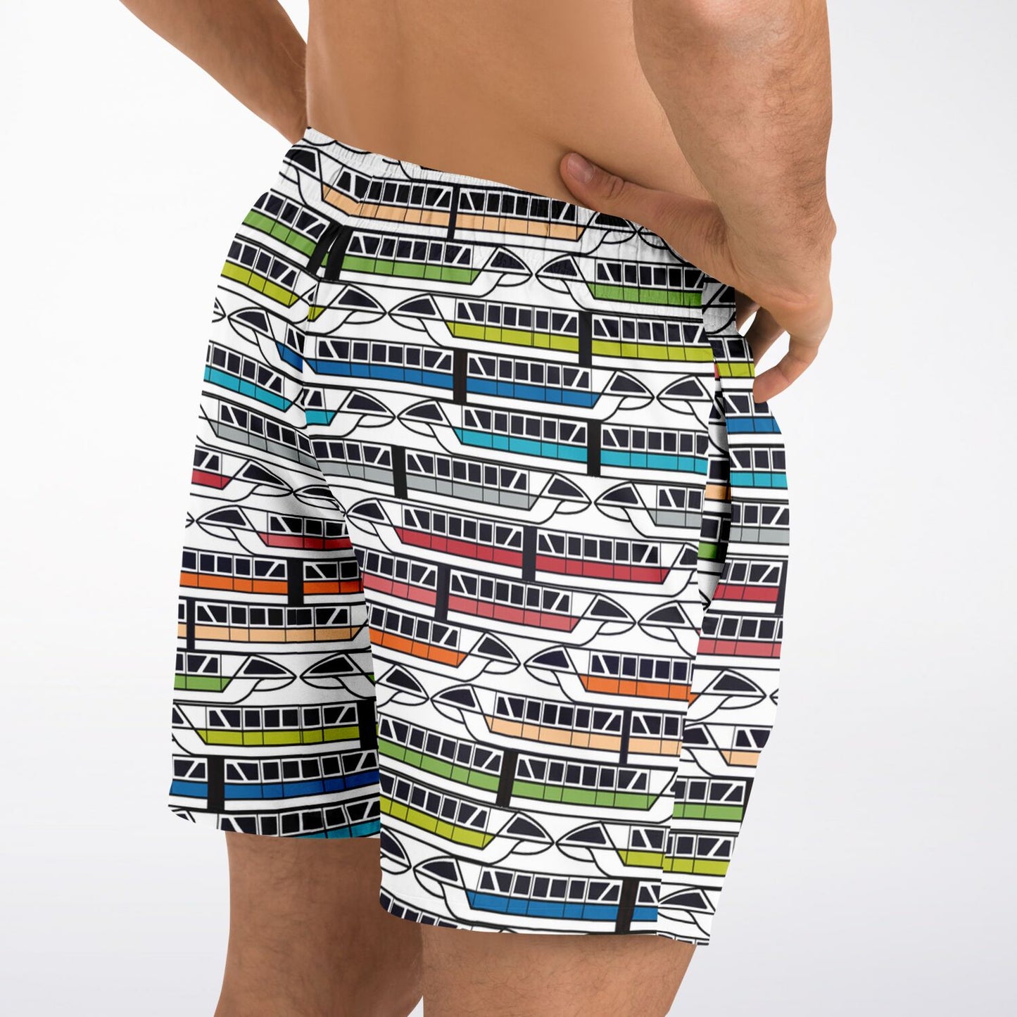 Monorail Collection Men's Swim Trunks