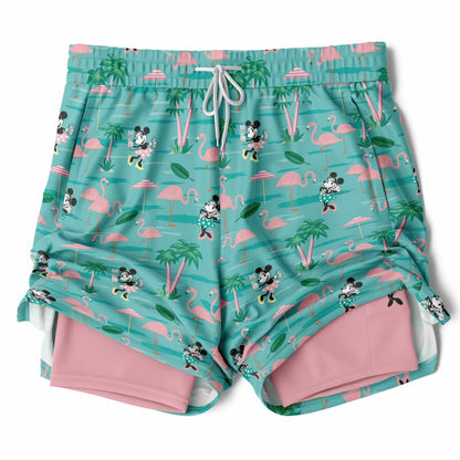 Flamingo Collection Men's Double Layer Pocket Shorts