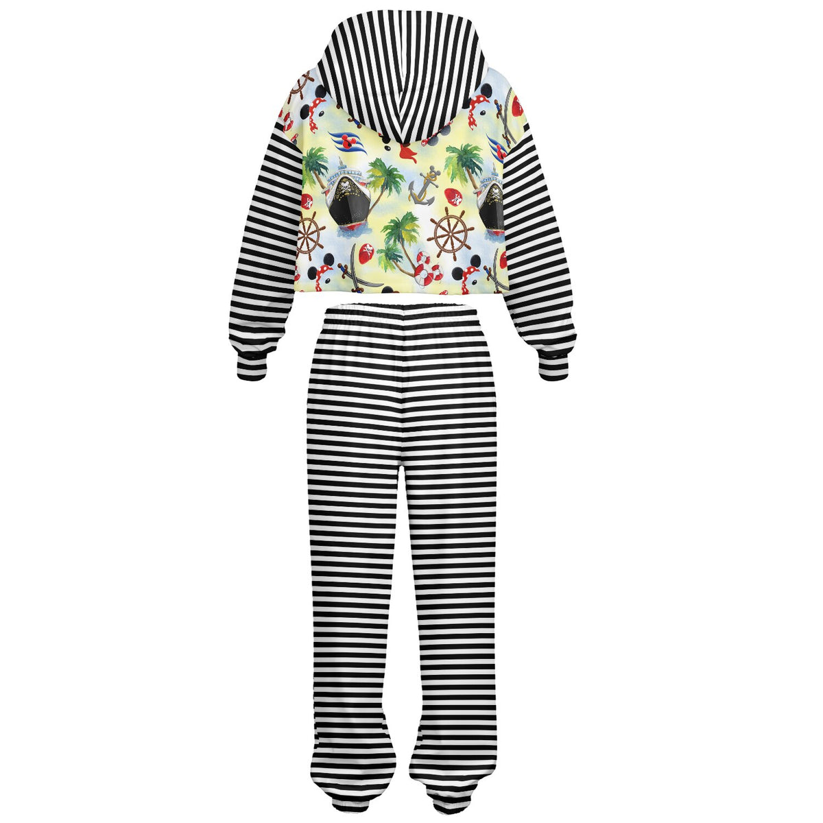 Pirate Collection Cropped Hoodie & Sweatpants